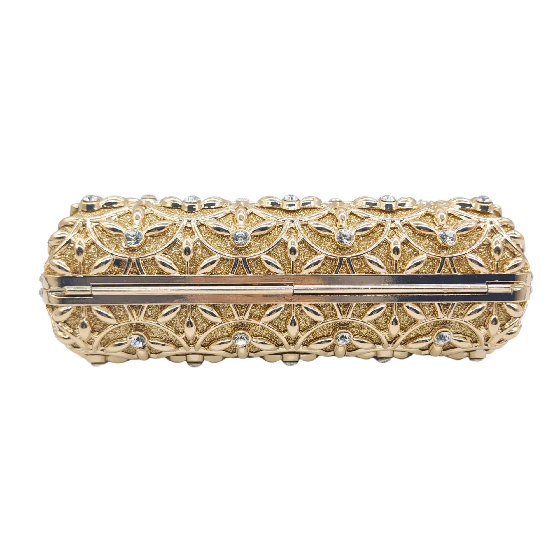 Diamond-encrusted Dinner Empty Metal Diamond Clutch Bag Ladies Banquet Rhinestone Bag Party Gathering Designer Luxury Bags Woman