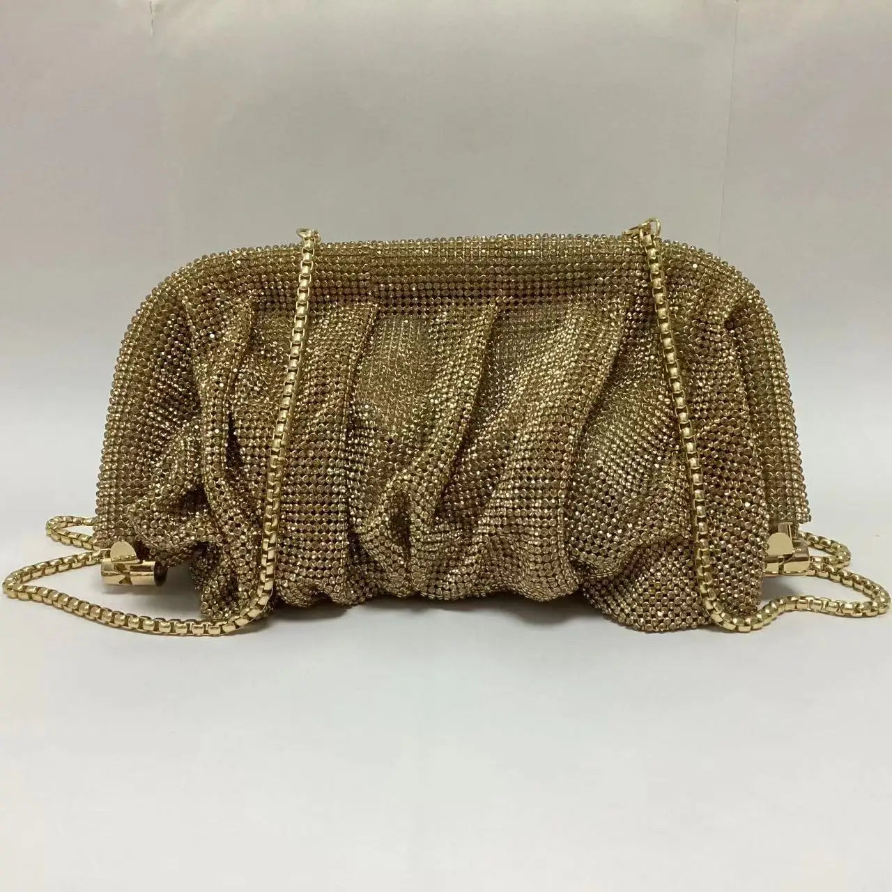 Wedding Party Clutch Purse Glitter Shiny Rhinestone Diamond Evening Bag Luxury Designer Women's Handbag Shoulder Crossbody Bag