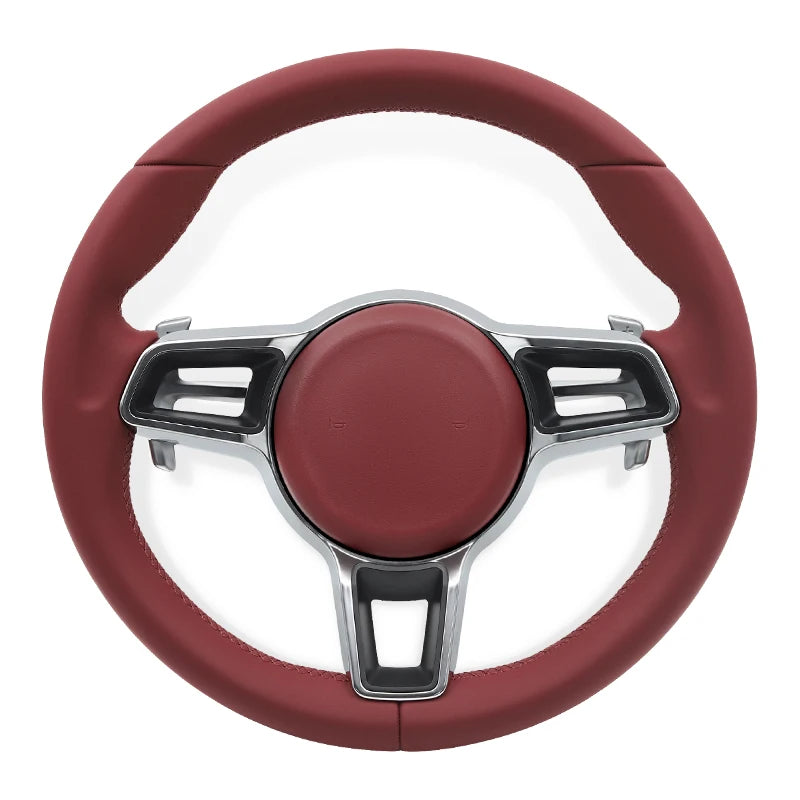 Steering wheel for Porsche Macan Cayenne Panamera Taycan 718 Cayman 991 992 911 911.2 997 Carrera GT2 GT2RS GT3 GT3RS GT3 RS GT4