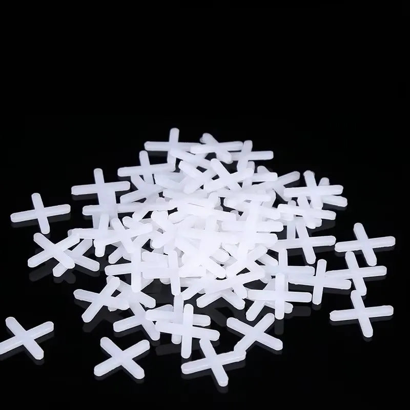 Ceramic Tile Spacer 2mm Cross Tile Leveling System Clips For Floor Wall Laying Construction Tools for Perfect Tile Alignment