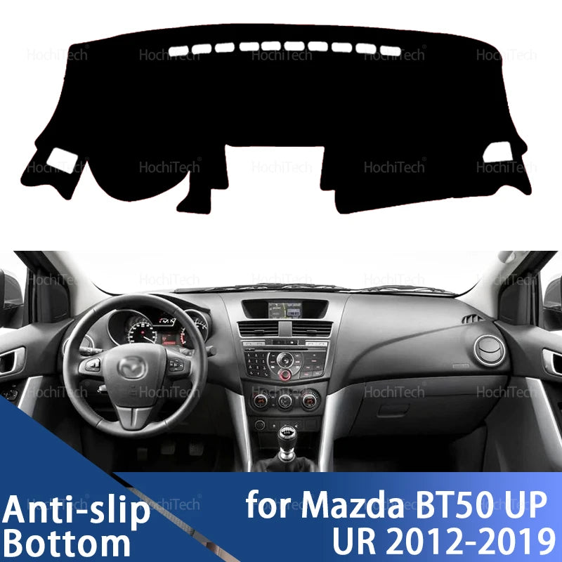 For Mazda BT50 UP UR 2012 2013 2014 2015 20126 2017 2018 2019 Auto Dashboard Cover Dash Mat Board Pad Carpet Dashmat Anti-UV Mat