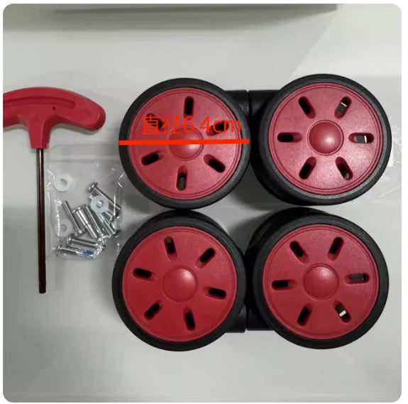 Luggage Wheel for Rimowa Suitcase Repair Replacement Load-bearing Wheels Special Trolley Case Silent Casters Luggage Accessories