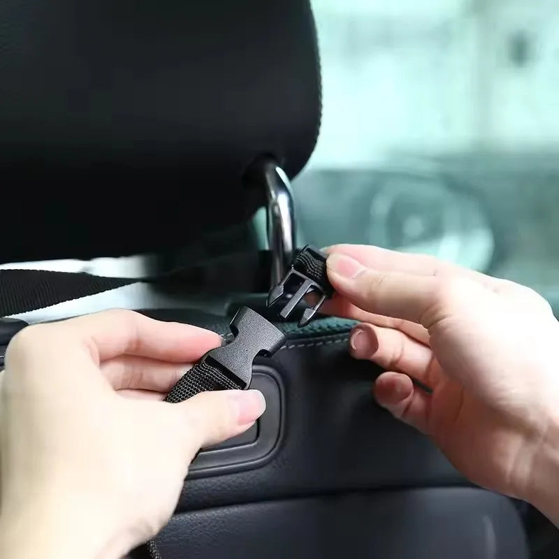 Universal Car Garbage Bag Back Seat Headrest Litter Trash Garbage Can Container Oxford Cloth Car Waste Bins Cleaning Tools