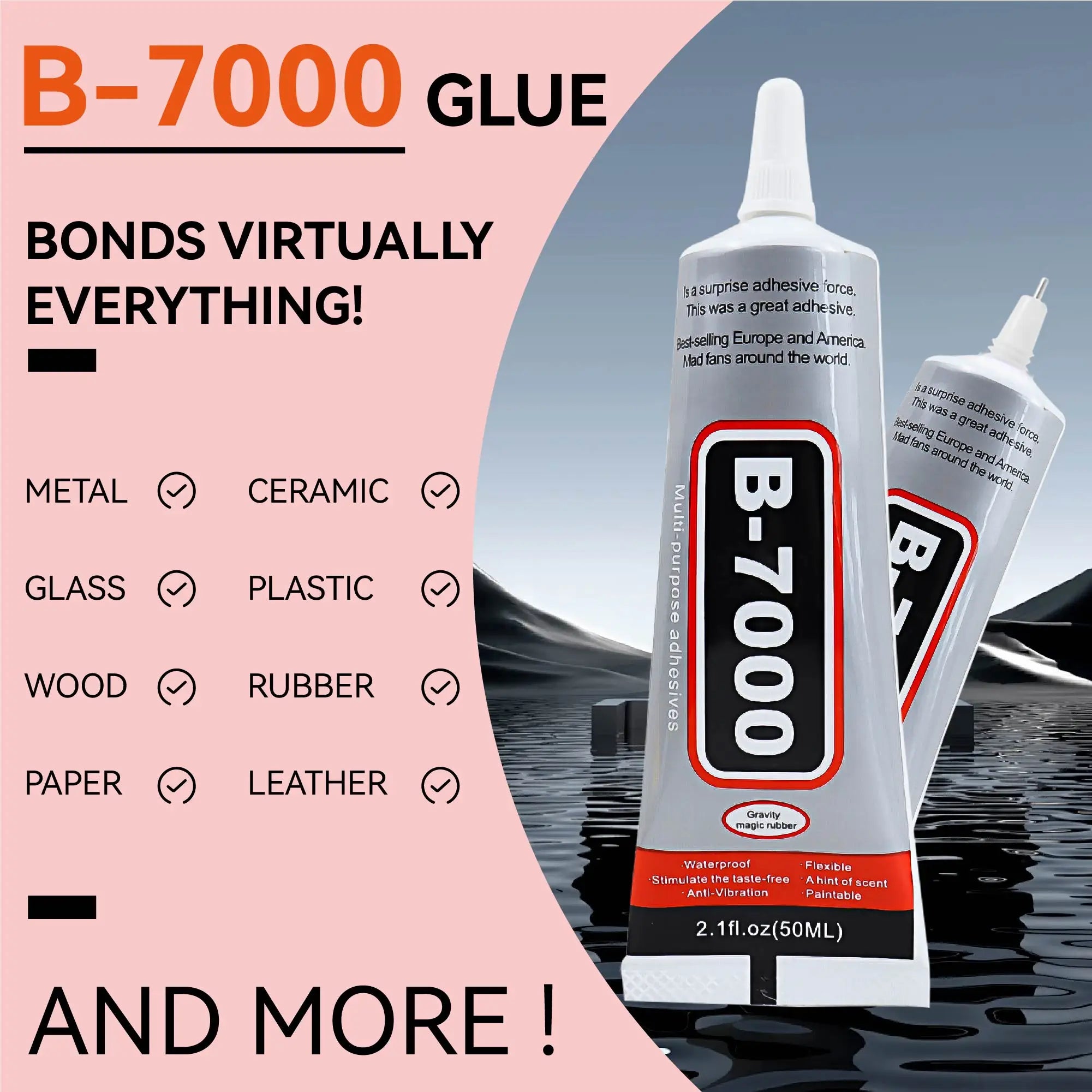 Contact Phone Repair Adhesive T7000 Frame Battery Cover Glass Repair Glue 15ML 25ML 50ML 110ML