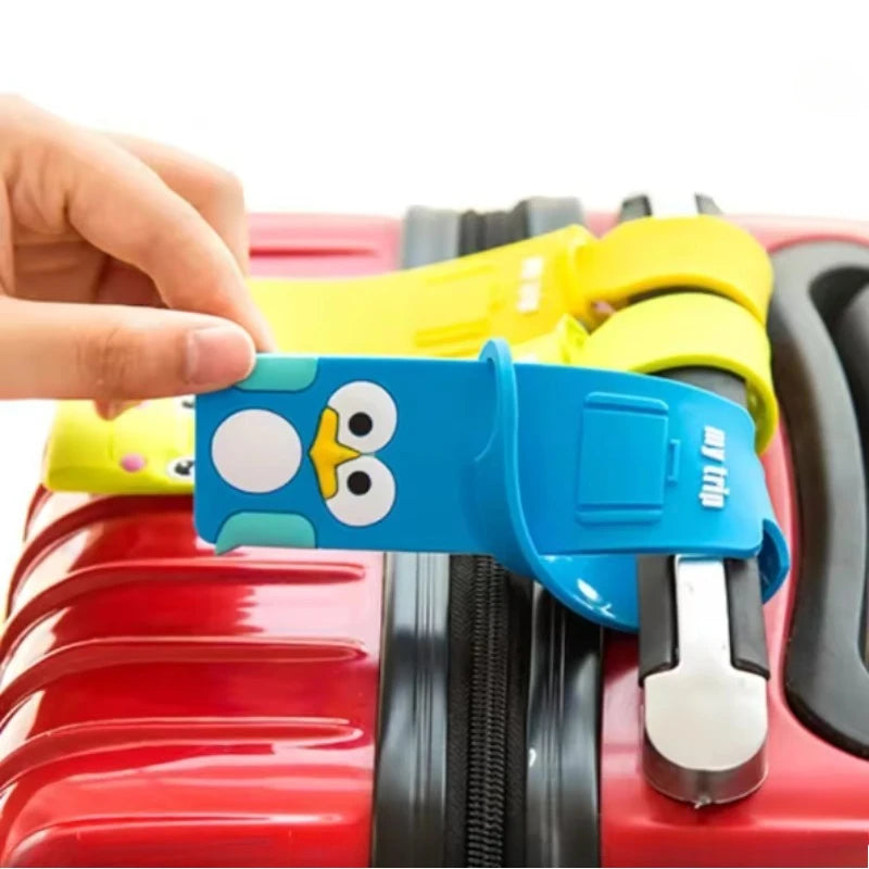 Lovely Silicone Luggage Tag Boarding Pass Luggage Tag Checked Fashion Travel Accessories Cute Luggage Tag Flight