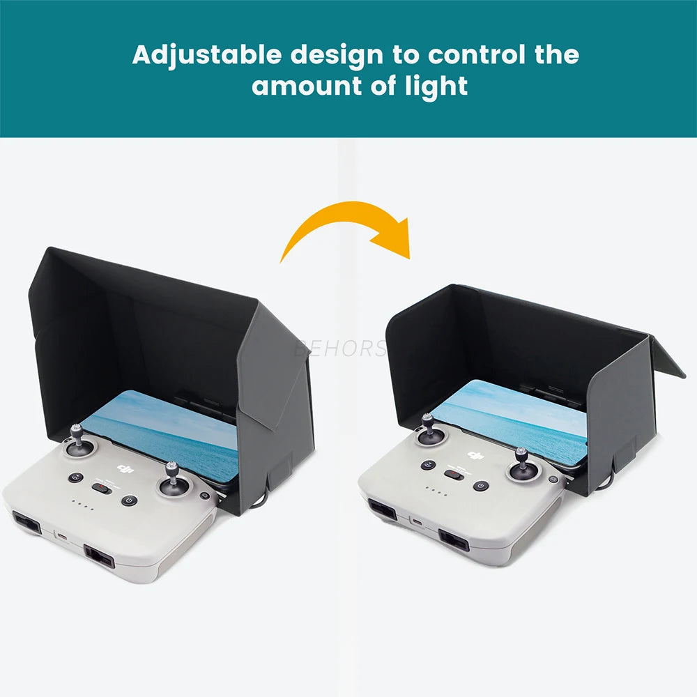 Phone Sun Shade for DJI Lito 1/Neo 2/Mini 5 4 3Pro/Neo/Flip/Air 3S Remote Control Sunshade Hood for RC N1/N2/N3/N1C Accessories