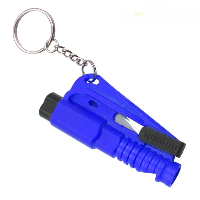 1pc Mini Safety Hammer Keychain Escape Car Life-saving Escape Hammer Window Broken Emergency Glass Breaker