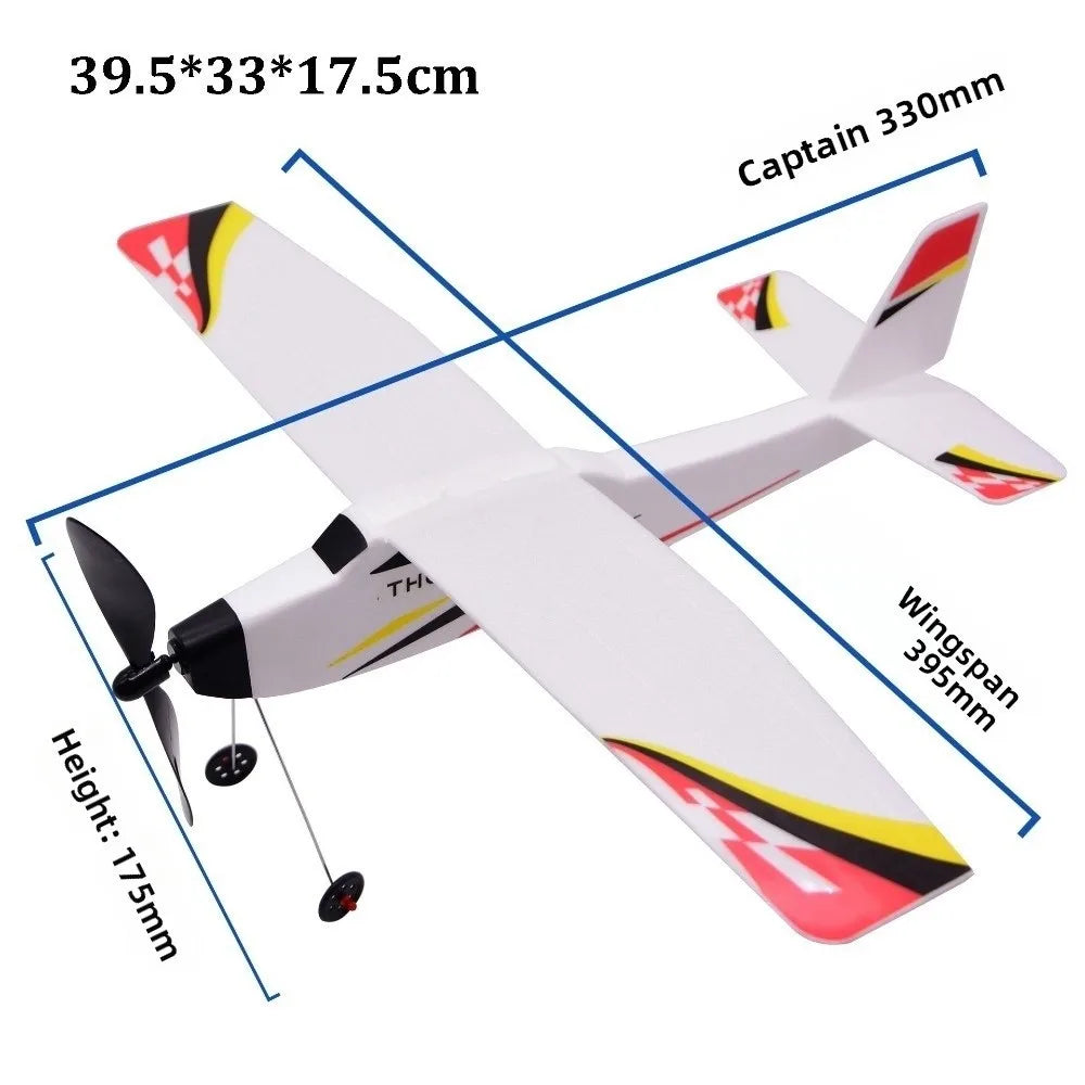 Ligthweight Airplane Glider Toy Model Popular Multistyles Rubber Band Powered Helicopter DIY Assemble Airplanes Toy