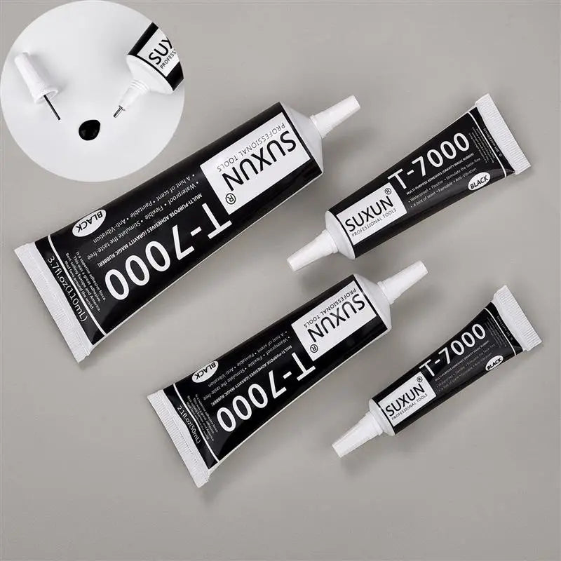 15/25/50/110ML T7000 T8000 B7000 Glue Repair Cell Phone Touch Screen Adhesive Electronic Components Glue With Applicator Tip
