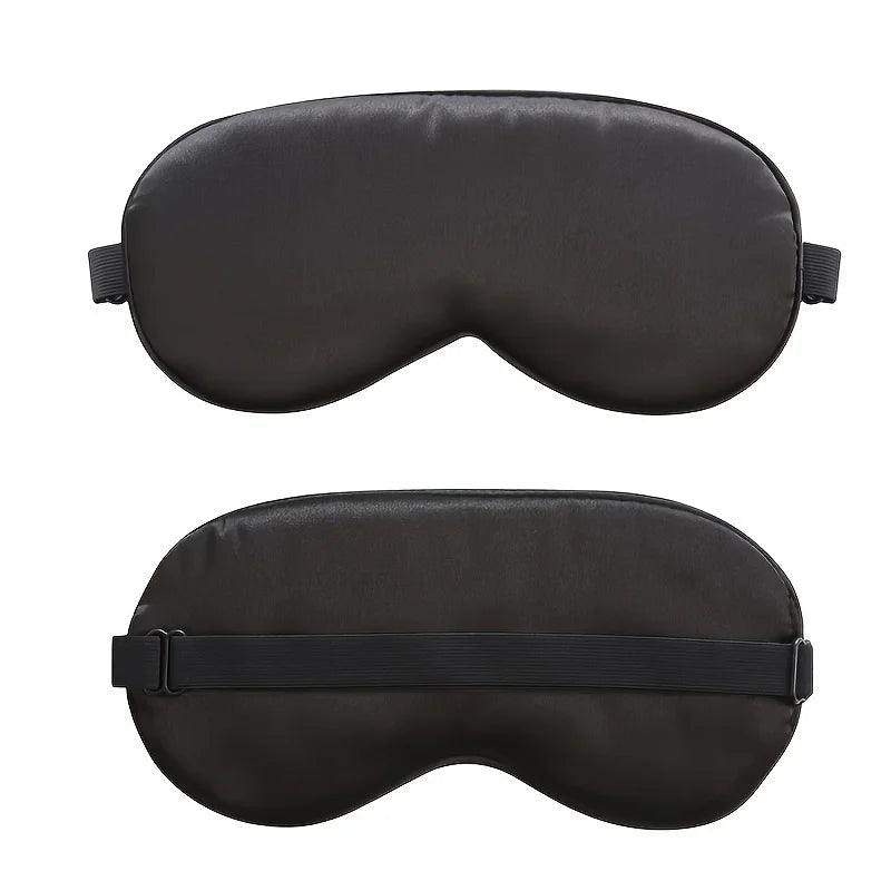 Flash sale  Sleep Eye Mask Night Cover Eye Sleeping Silk Satin Masks for Women And Men, Blindfold Eye Patch for Airplane