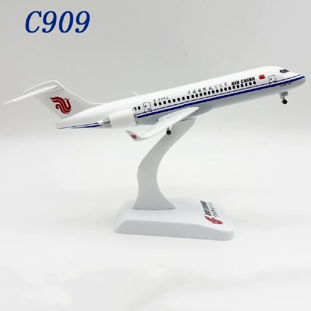 24cm Plane Model C909 Series China Commercial Model Airplanes Alloy Metal Aircraft Adults Fun & Landing Gears Arj21 Comac Plane