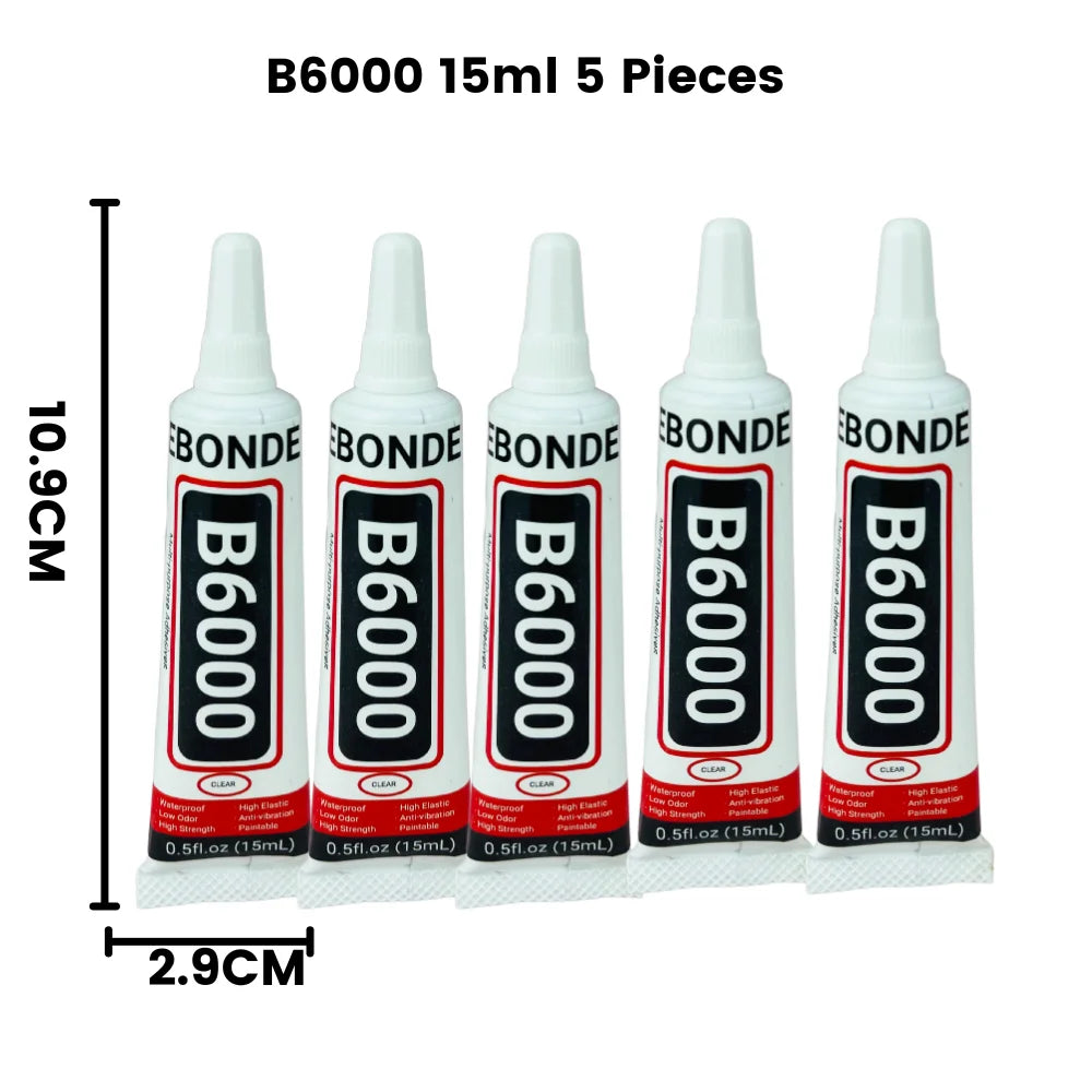 B6000 Clear Strong Adhesive Phone Repair Glue B-6000 DIY Bonding for Diamond Jewelry Glass Rhinestone Fabric Cloth 15/50/110ML