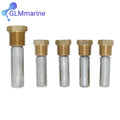 119773-92600 Ant-Corrosive Zinc Anode Kit for Yanmar 4LHA 6LP A 6LY Series Engines Oil Cooler Marine 119574-44150 119574-18790