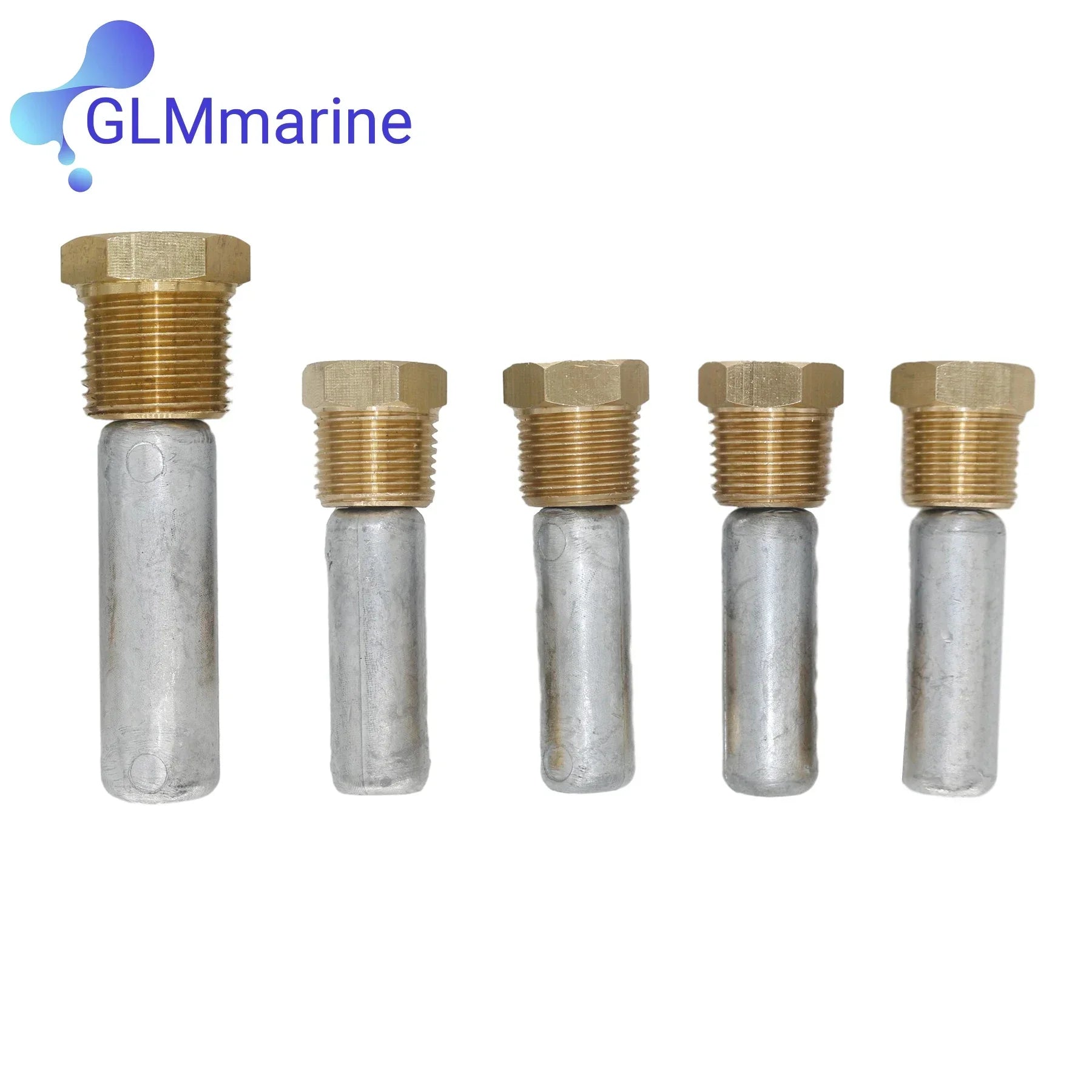 119773-92600 Ant-Corrosive Zinc Anode Kit for Yanmar 4LHA 6LP A 6LY Series Engines Oil Cooler Marine 119574-44150 119574-18790