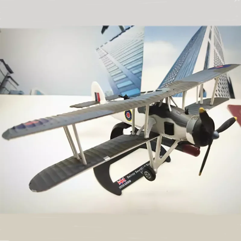 15cm British Swordfish Fighter Alloy Aircraft Model Reconnaissance Plane Destroyed Bismarck Swordfish Finished Airplane Model
