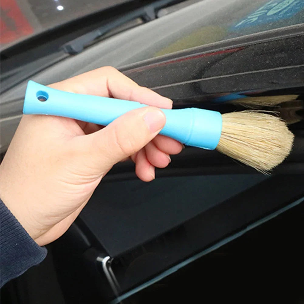 2PCS Car Detailing Kit Air Conditioner Supplies Crevice Brush Car Cleaning Tools Auto Wash Accessories Car Detailing Brush