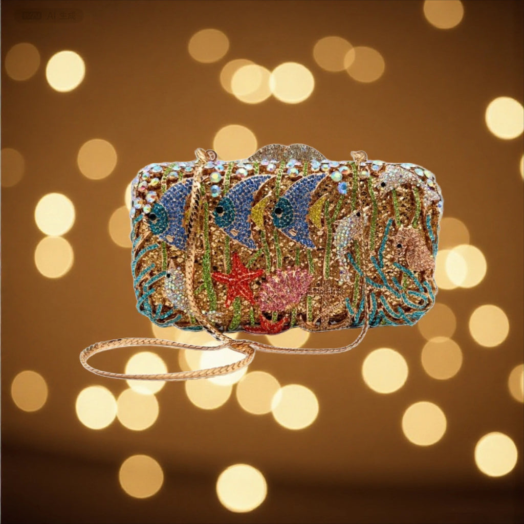 2026 Sparkly Diamond Dinner Bag Hollow Rhinestone Banquet Clutch Bag Women Evening Party Wedding Bridal Purse Rhinestone Handbag