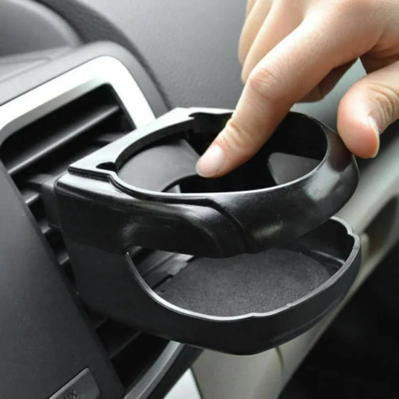 Car Outlet Air Vent Mount Can Holder Black Drink Cup Water Bottle Can Holder Stands Cup Rack For Car Truck Water Bottle