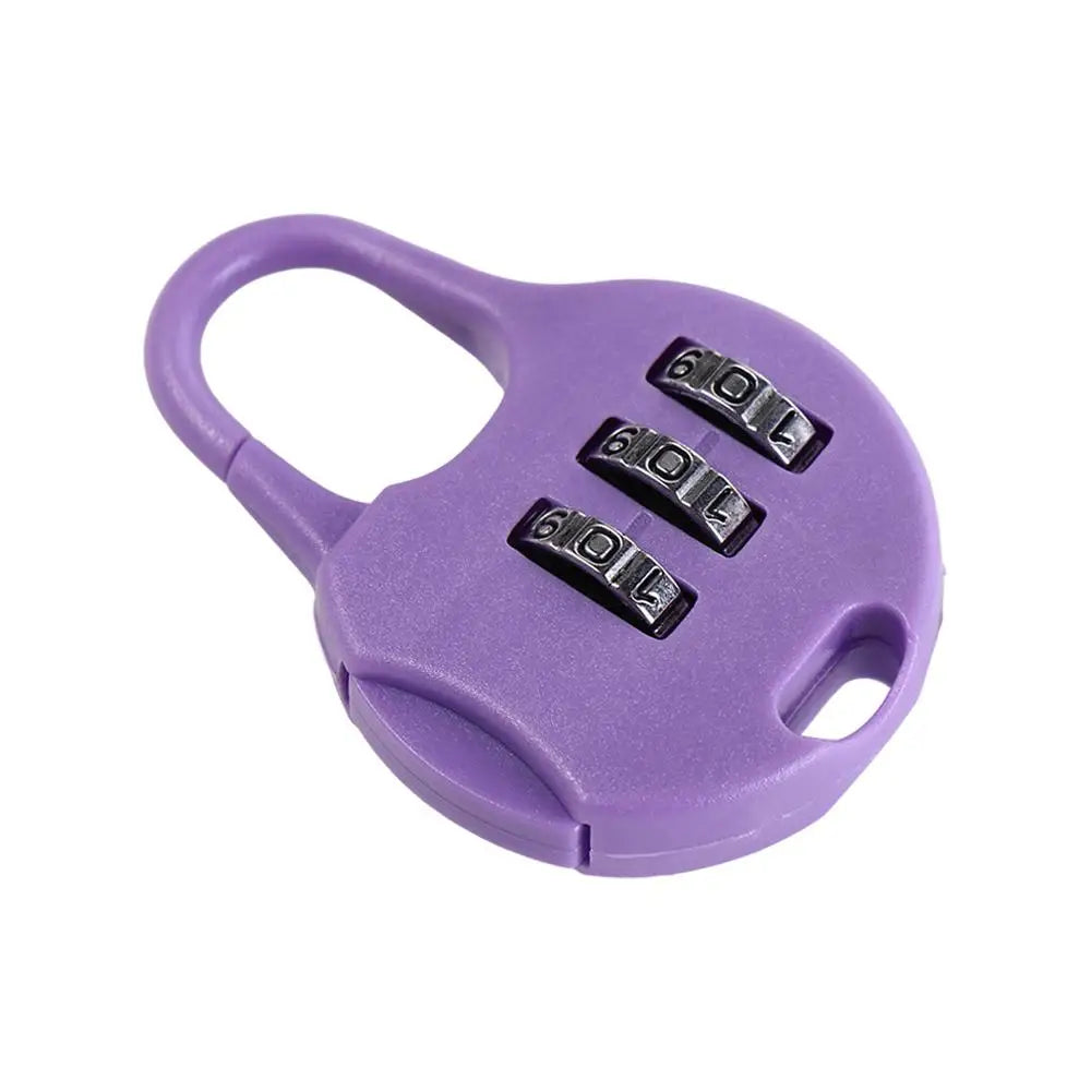 Plastic Password Combination Lock Luggage Travel Lock Backpack Padlock Padlock Password Lock Gym Drawer Lock Digit Locks