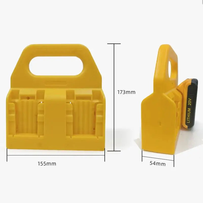 Battery Storage Rack Sturdy Heavy Duty Holder for 18V 20V Li-ion Batteries DCB203 DCB205 Workshop Organization