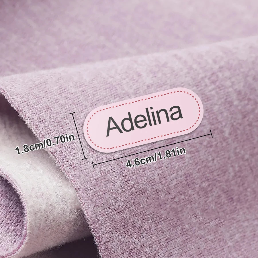 Labels for Ironing-for Cotton-Personalized for School,Sport,Club,Retirement Home,for Clothes,DIY Accessories,Machine Washable