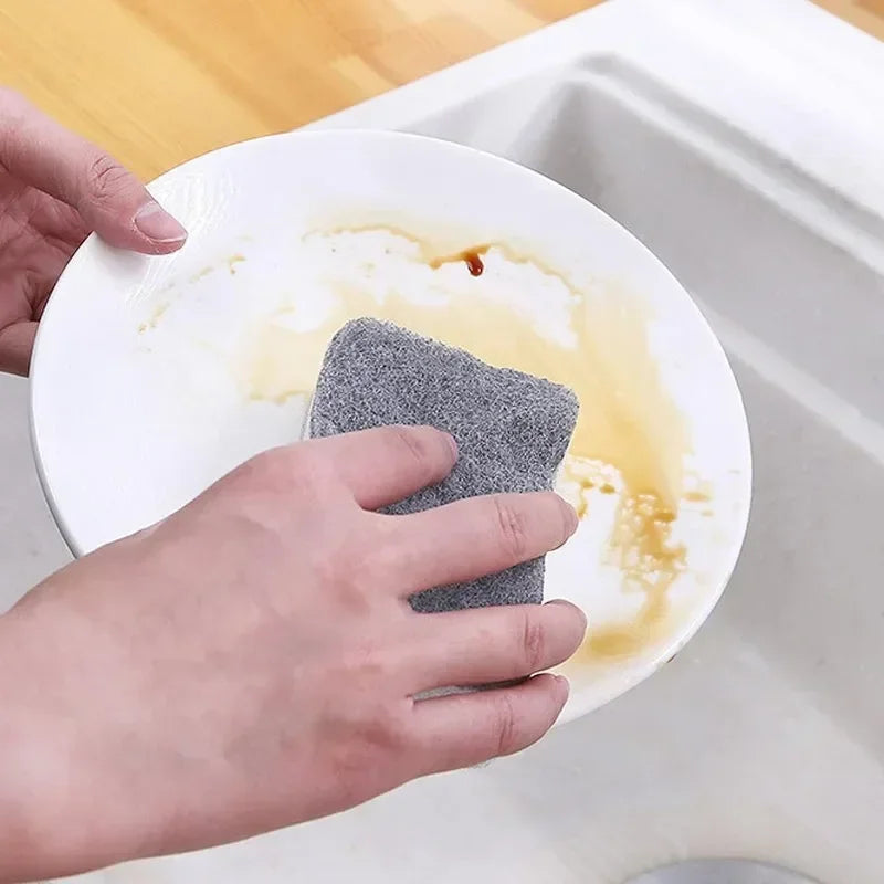 1/50PCS Double-Sided Cleaning Sponges Absorbent Sponges Household Scouring Pads Reusable Kitchen Tableware Cleaning Brushes