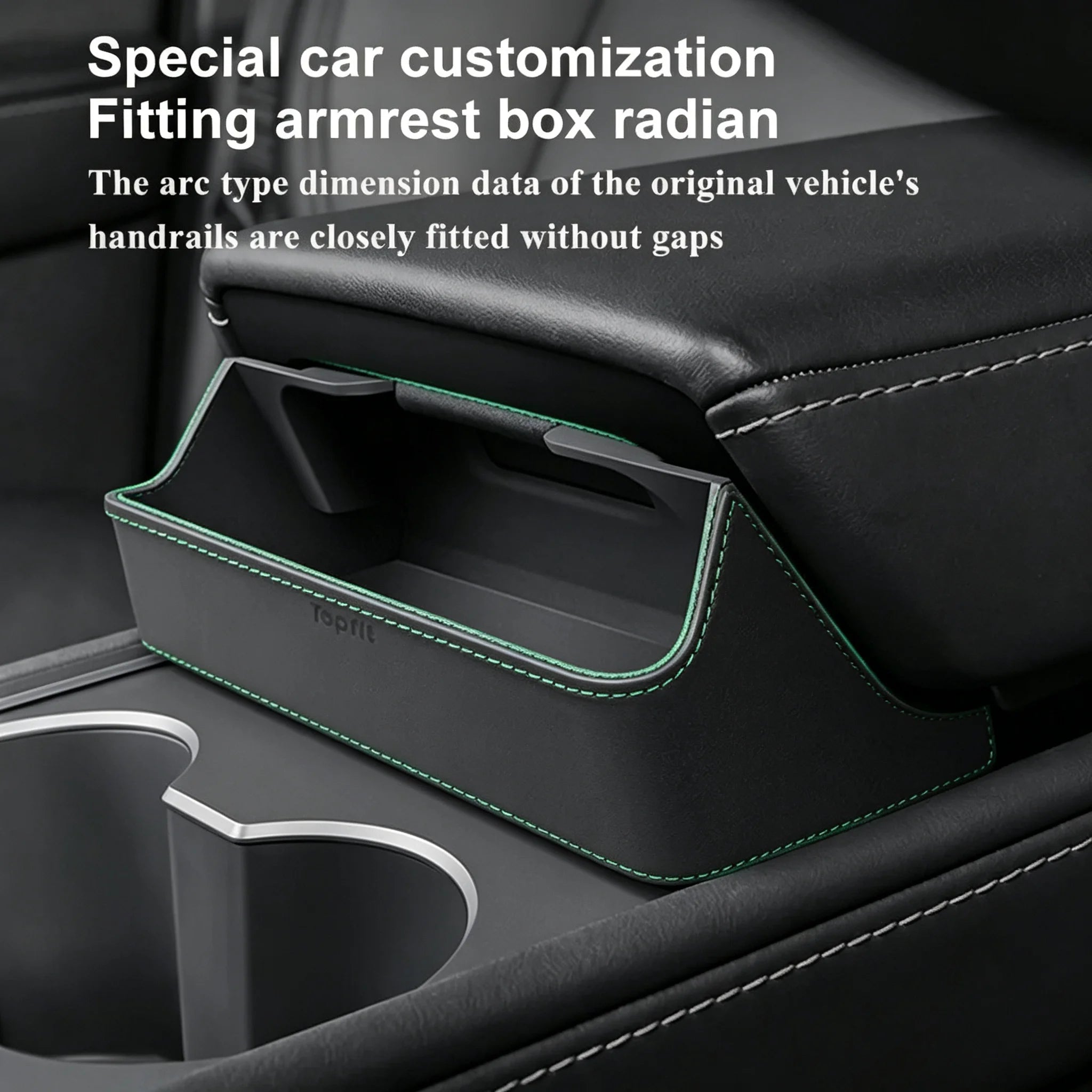 For Tesla Model 3/Y 2020-2024 Central Console Armrest Eyeglass Case Silicone Phone Storage Box Multi-Functional Car Accessory