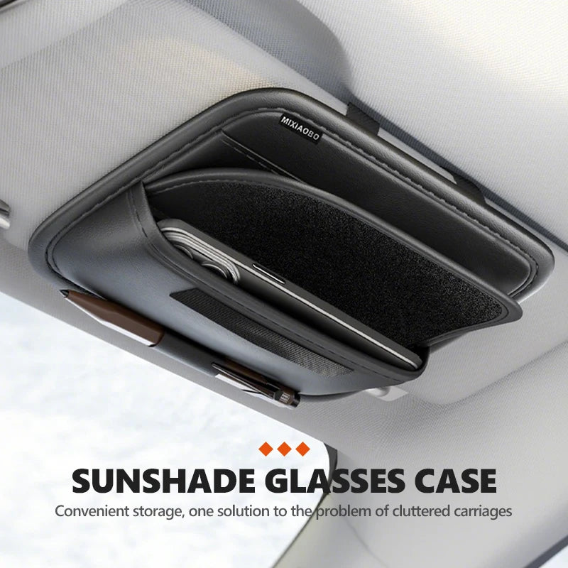 Car Sun Visor Glasses Case Sunshade Clamp Sunglasses Holder For GAC MOTOR Trumpchi GE3 2016-2020 GS3 GS4 GS5 GS8 GA4 GA6 GA8