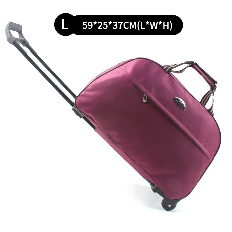 Suitcase And Travel Bags Wheels New Waterproof Large Capacity Carry On Luggage Trolley Handbag Unisex Valises A Roulettes