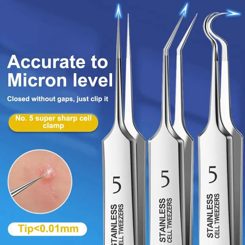 7/8Pcs Blackhead Remover Kit Professional Blackhead  Needle Skin Care Tools Stainless Steel Pimple Extraction Tools