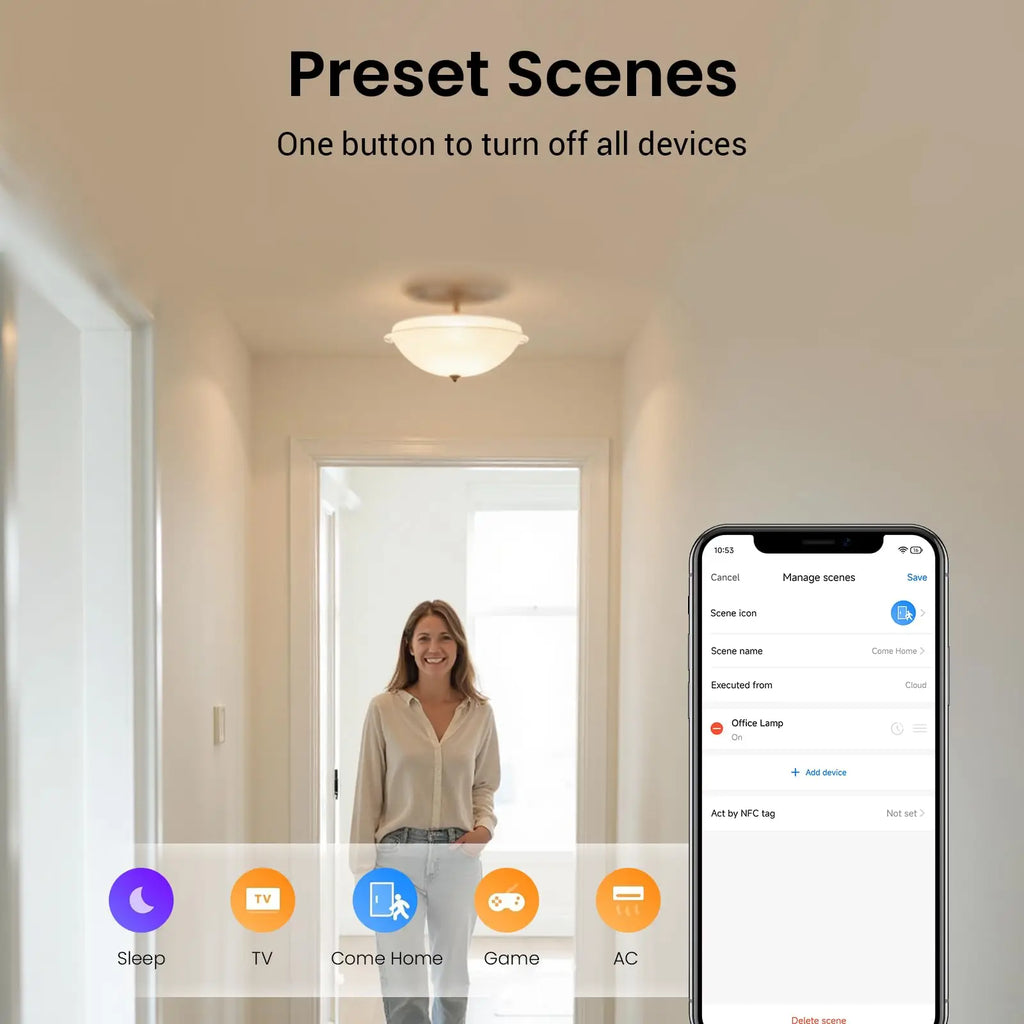 Broadlink RM5 Plus Universal Infrared Remote WiFi Smart Home Remote for TV AC Fans Voice Control Support Alexa Google Assistant