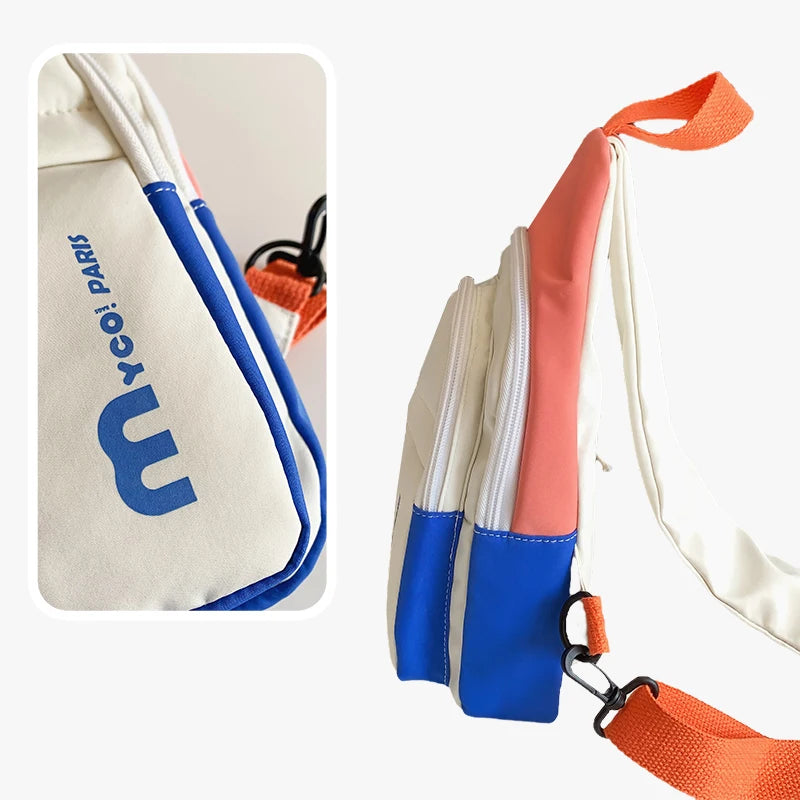 Chest Bag Women's Sports Style Design Niche Men's Trendy Brand Waterproof Outdoor Fashion Shoulder Crossbody Bag