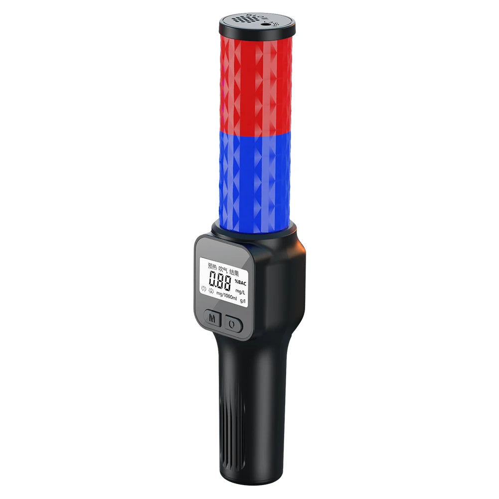 High Precision  Tester LCD Display Portable  Digital Detector Rechargeable Non-Contact  Blowing Detector