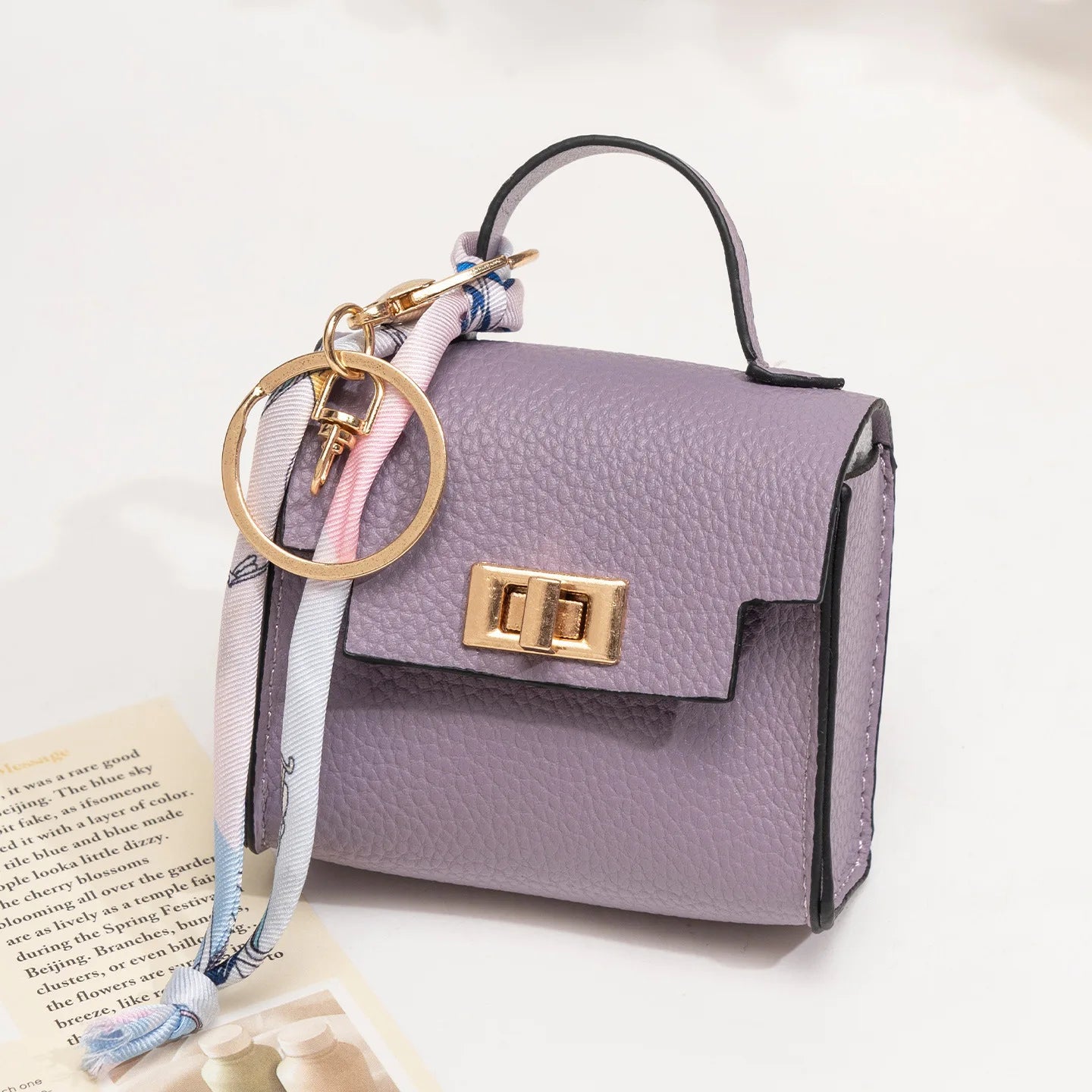 New style Mini House Small Bag Handheld Portable Hand Rope Bluetooth Earphone Bag Zero Wallet Multi functional Small Bag