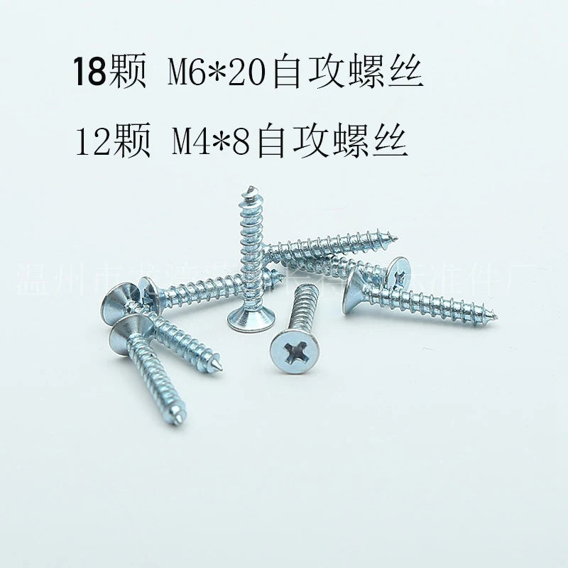 6Pcs/Pack for Skorva Midbeam Bed Monunting Brackets Fitting Screws Camper Conversion Brackets Rack with 30Pcs Screw 116791