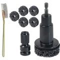 Wheel Hub & Stud Cleaning Tool KiT Rust Removal Disc Rapidly Cleans Rotors Cleaning Kit Inner Rim Cleaner Tool