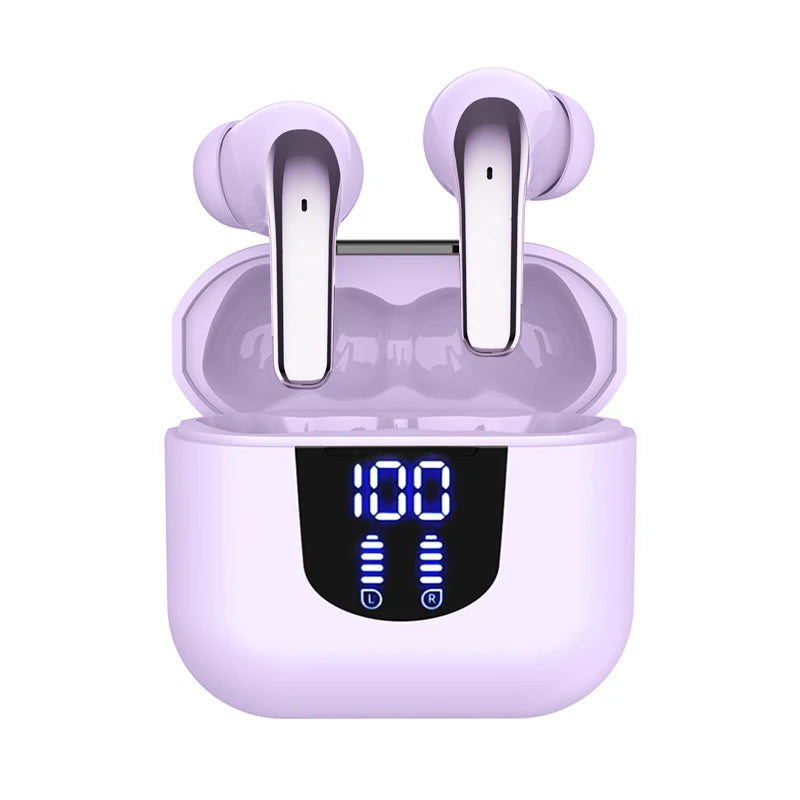 Wireless Earphones HiFi Sound Surround Stereo IPX7 Waterproof Compatible with All Smartphones