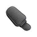 Faux Leather Sunglass Clip Strong Magnetic Sunglasses Holder Car Auto Sun Visor Eyeglass Hanger Clips Car Sunshade Accessories
