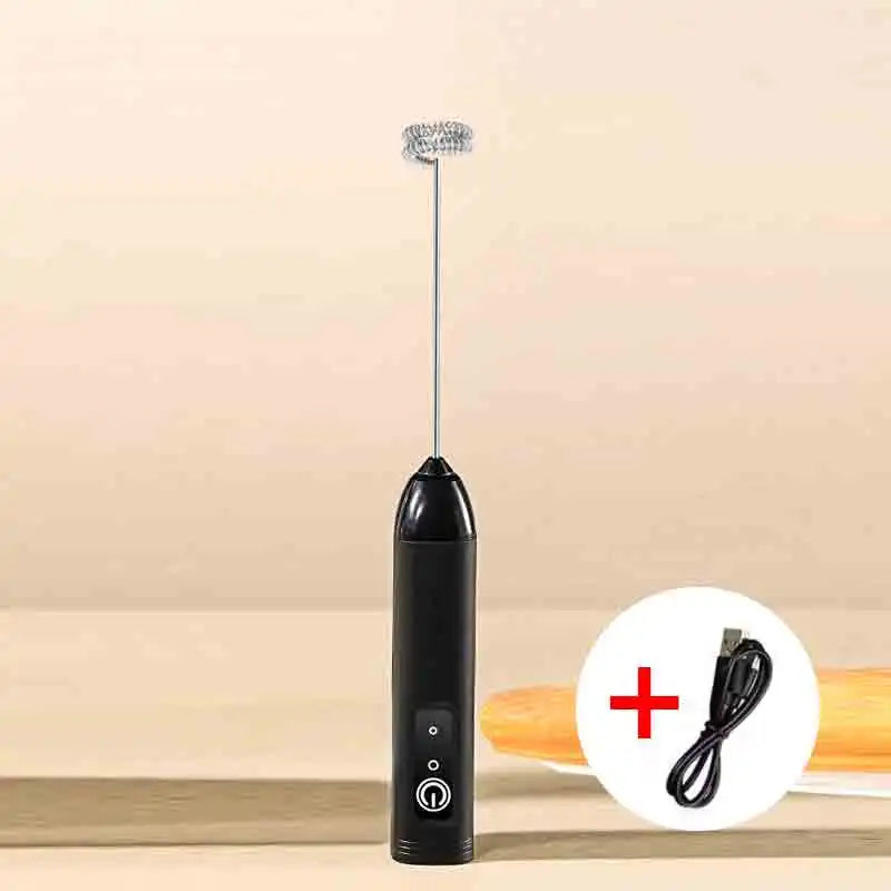 Diwiter Electric Milk Frother Handheld Egg Beater Foamer Coffee Maker Electric Blender Mixer Mini Portable Blender Kitchen Tool