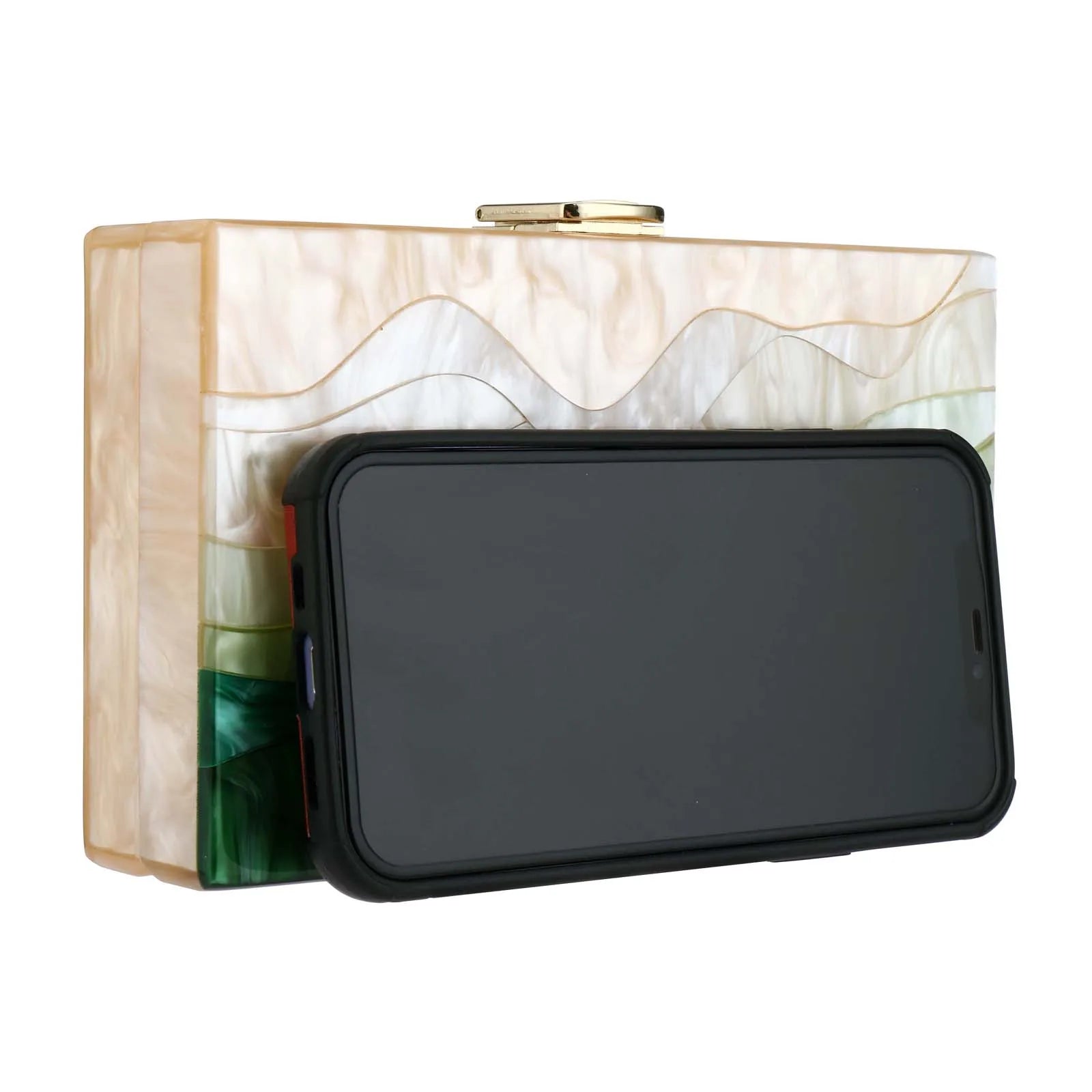 Acrylic Chain Handbag Box Clutch Evening Bags Luxury Wedding Women Dinner Dress Purses Ladies Chic Party Shoulder Crossbody Bags