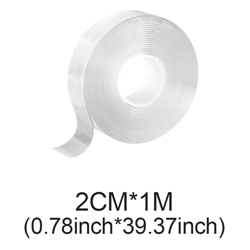 Adhesives Sealers Tape Super Strong Double-Sided Tape Reusable Traceless Waterproof , Adhesive Nano Sticker,Sink Tap Gel Sticker