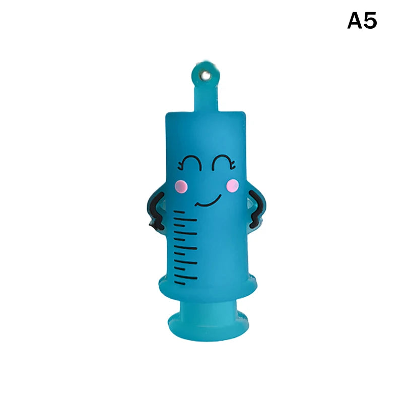Cute Cartoon Shape Medical Ampoule Bottle Opener Nurse Doctor Special Rubber Syringe Cutter Bottle Opener Multifunctional