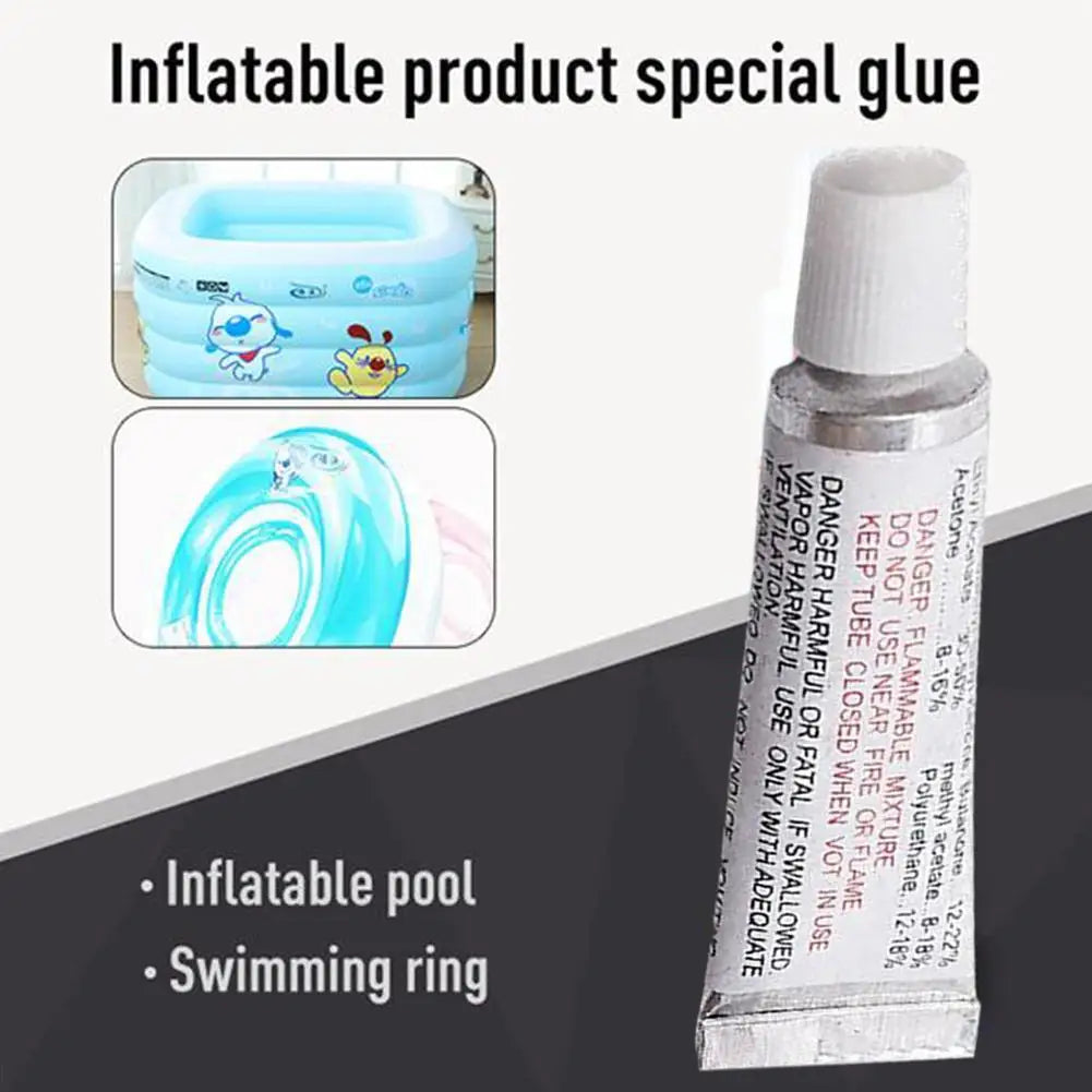 Repair PVC Adhesive Vinyl Glue Repair Kit For Inflatables Waterbed Air Mattress Patch Adhesive Inflatable Boat Swim Pool M8R0