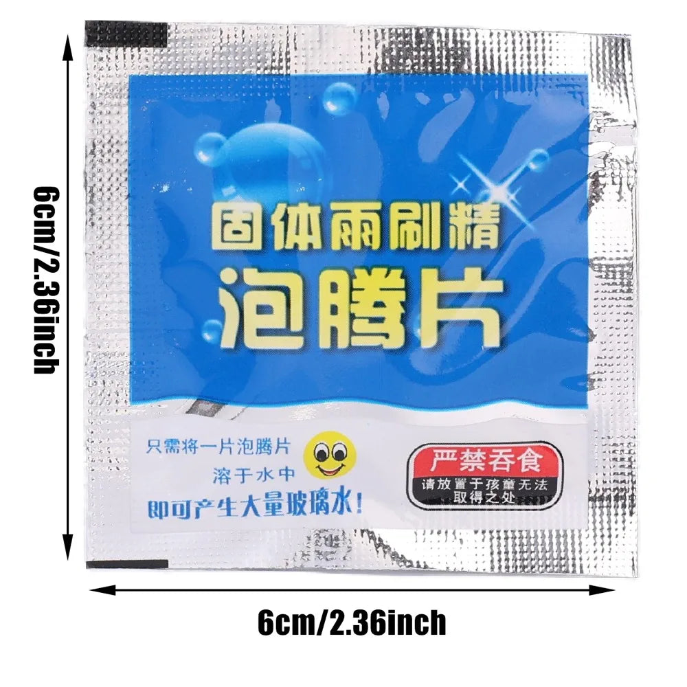 Car Windshield Washer Fluid Effervescent Tablets Auto Glass Window Cleaner Wiper Essence Solid Concentrated Wash Dirt Remover