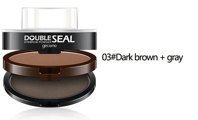 Eyebrow Shadow Set Eyebrow Powder Seal Waterproof Eyebrow Stamp Natural Shape Brow Stamp Powder Quick Makeup Kit Set