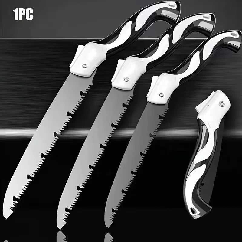 SK5 Steel Folding Hand Saw Mini Portable Pruning Saw for Garden Fruit Tree Trimming Firewood Cutting Outdoor Camping Woodworking