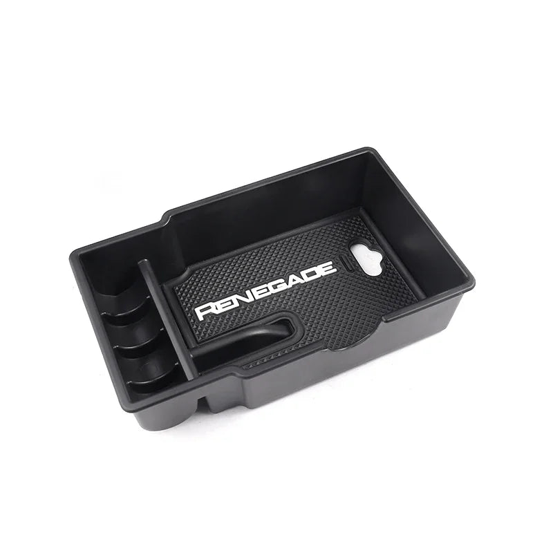 For Jeep Renegade 2015-2018 2019 2020 2021 2022 2023 2024 2025 Car Central Armrest Box Storage Stowing Tidying Container Tray