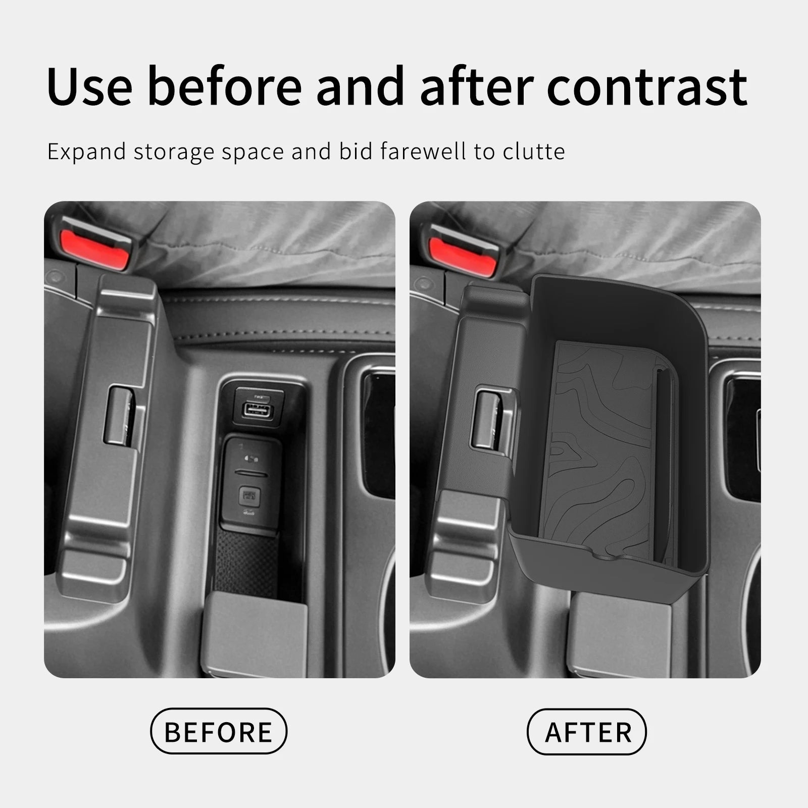 for Subaru Outback 2026(North American version)Car Storage Box Interior Accessories Armrest Box Hanging Tidying Organizer Case
