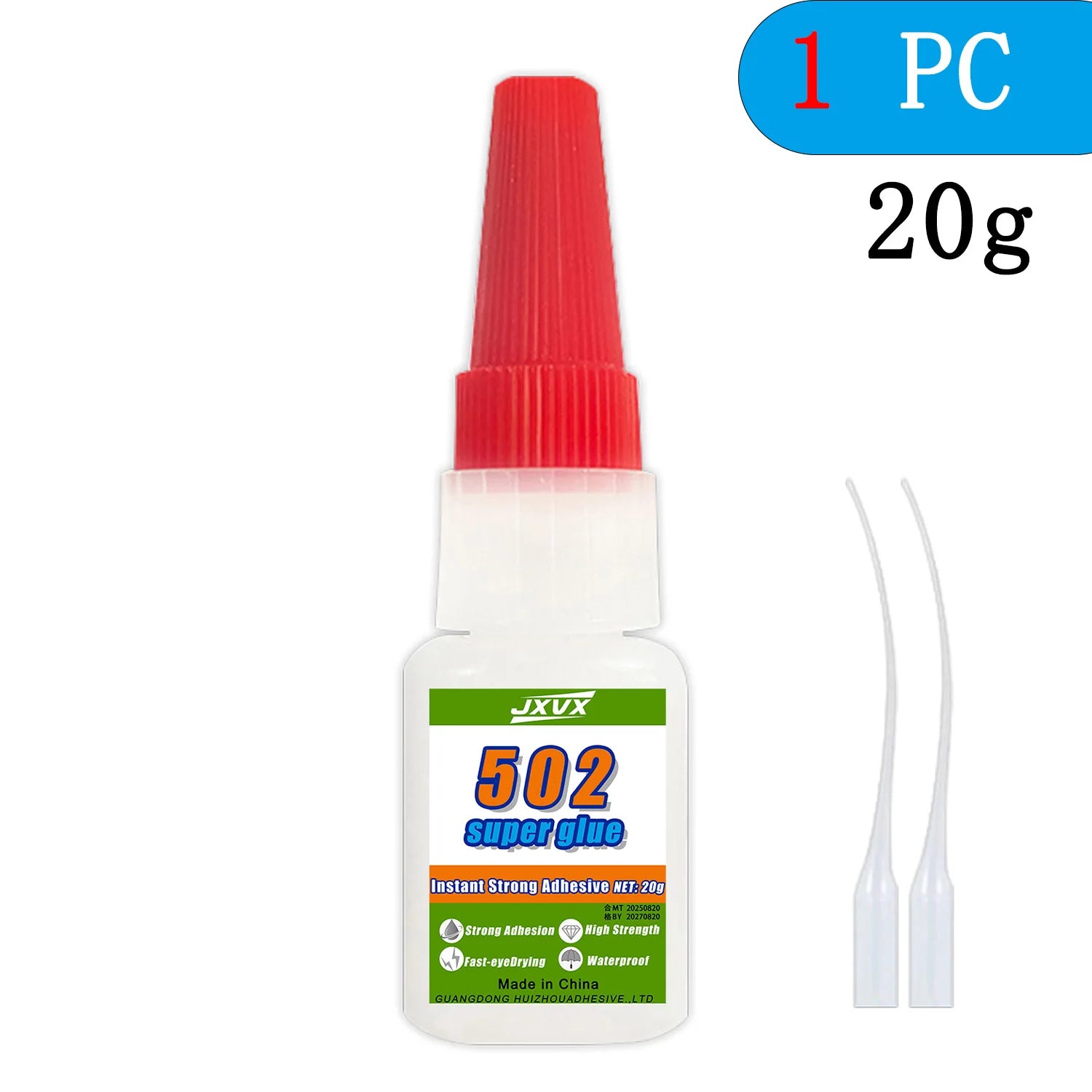 20g–50g Industrial-Grade High-Capacity Adhesive – 5S Quick-Drying, High-Strength Cyanoacrylate Adhesive – High-Strength Super Glue