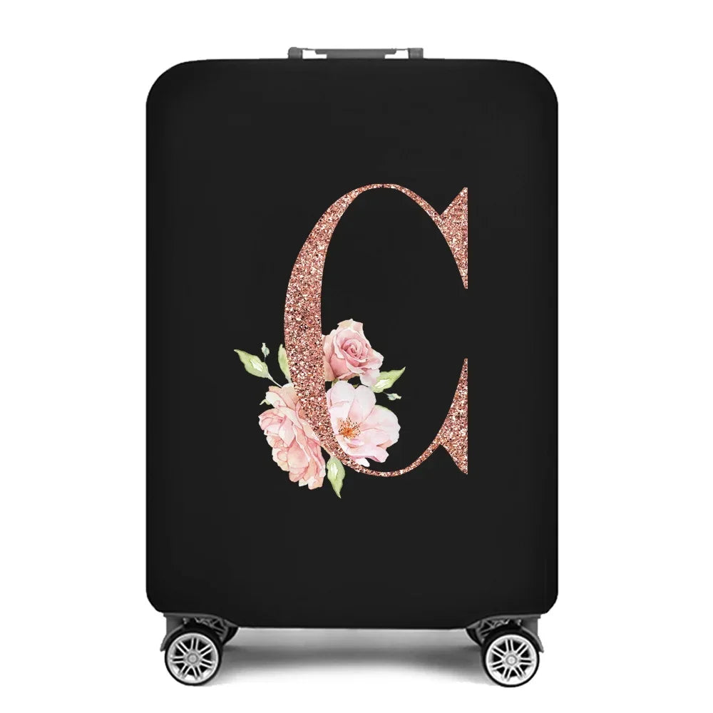 Stretch Luggage Covers 18-32 Protector Travel Luggage Suitcase Protective Cover Rose Gold Series Dust Covers Travel Organizer